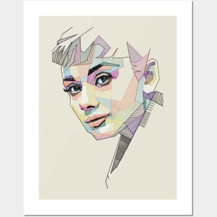 beautiful audrey hepburn Posters and Art